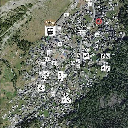 公寓 Cosy Modern Alpine 采尔马特